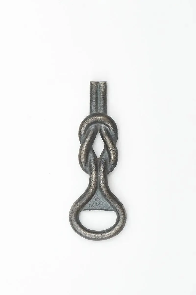 Abrebotellas con forma de cuerda en metal