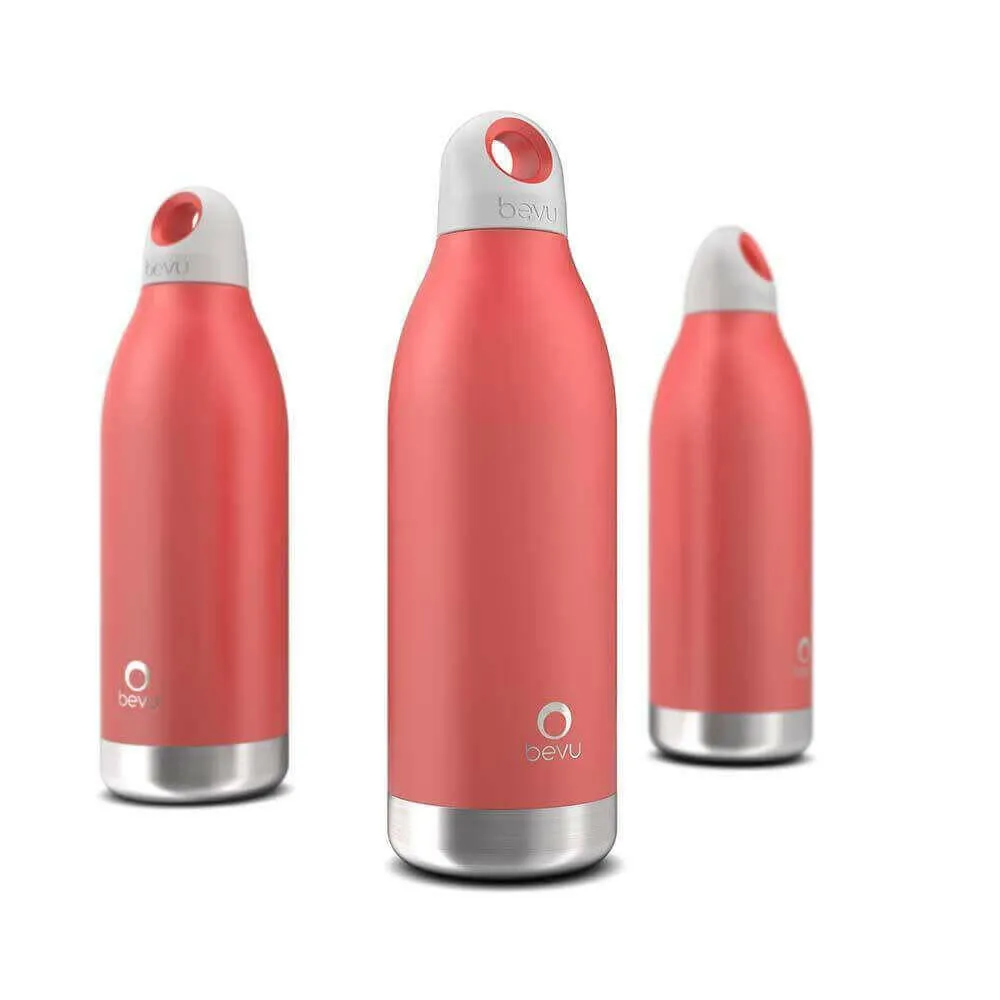Bevu® DUO Botella Térmica Coral  550ml / 18oz