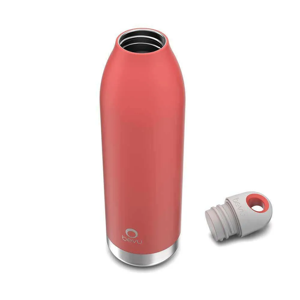 Bevu® DUO Botella Térmica Coral  550ml / 18oz