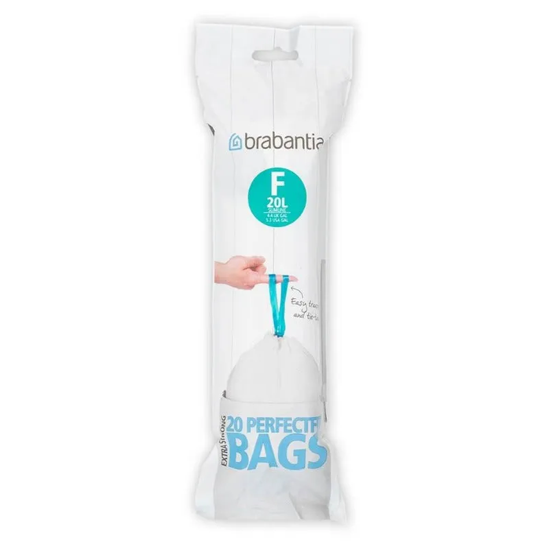 Bolsa basura Slimline blanco