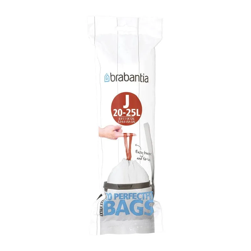 Bolsa basura Slimline blanco