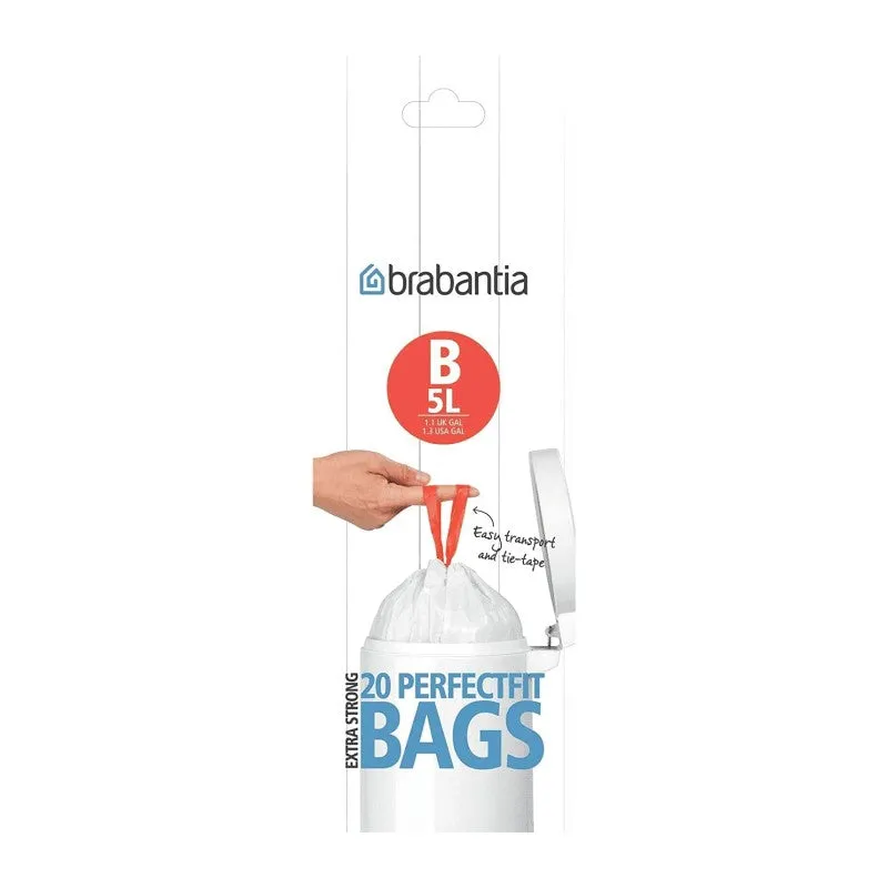 Bolsa basura Slimline blanco