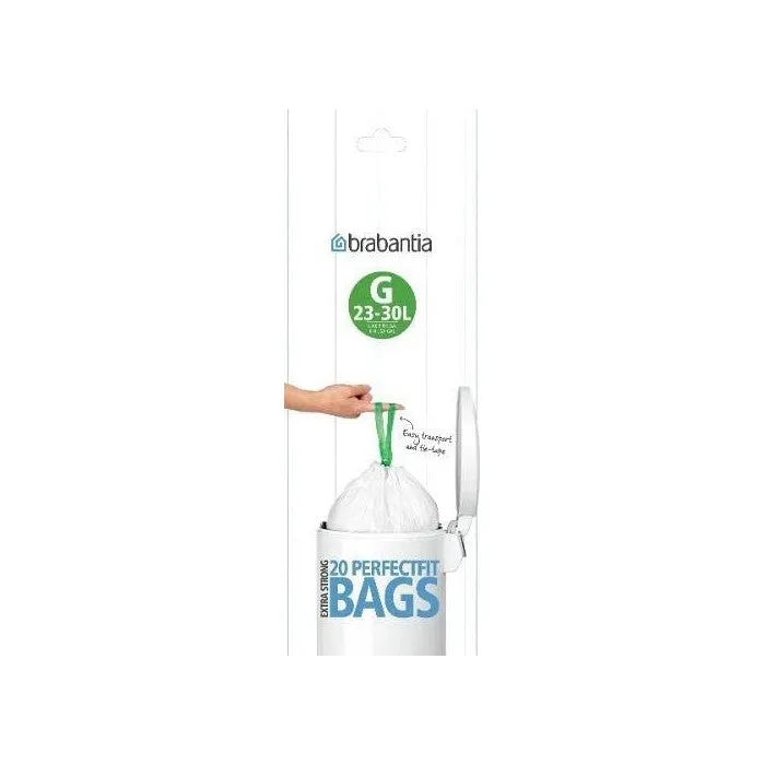 Bolsa basura Slimline blanco