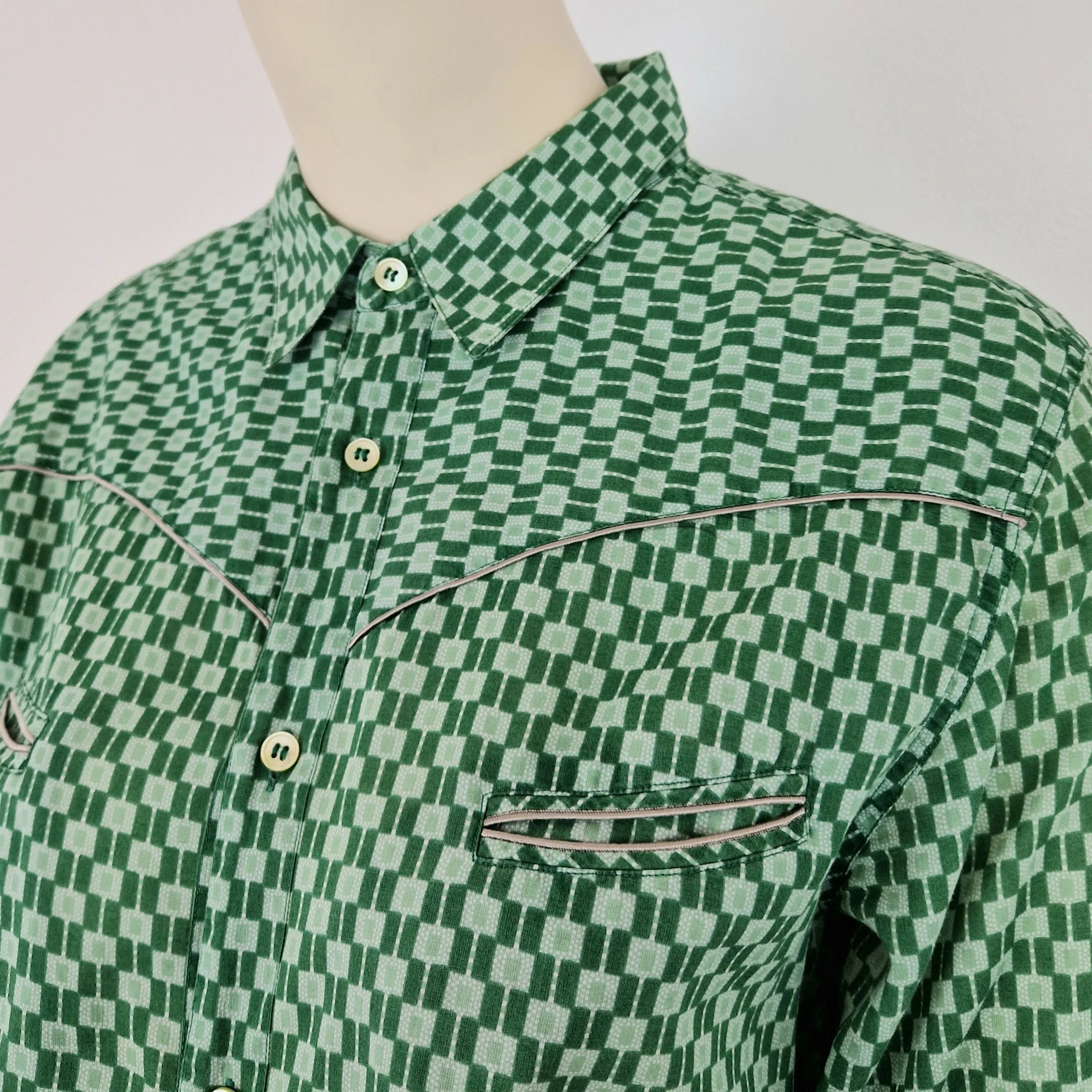 Camicia verde Miu Miu uomo