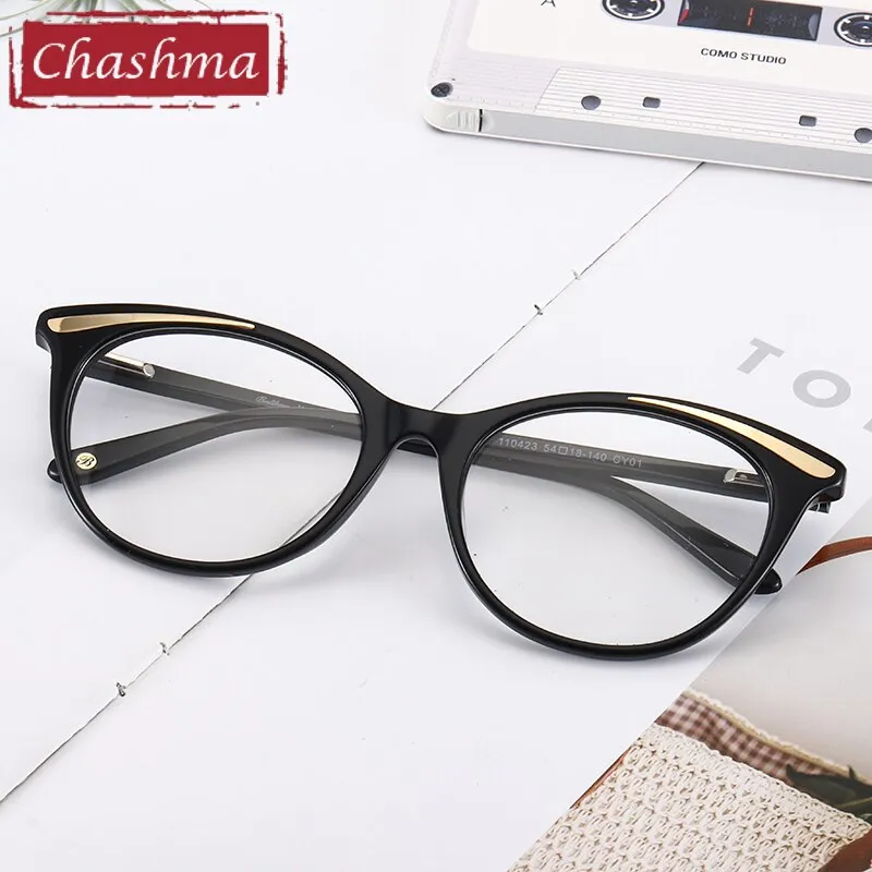 Chashma Women's Full Rim Cat Eye Acetate Eyeglasses 110423