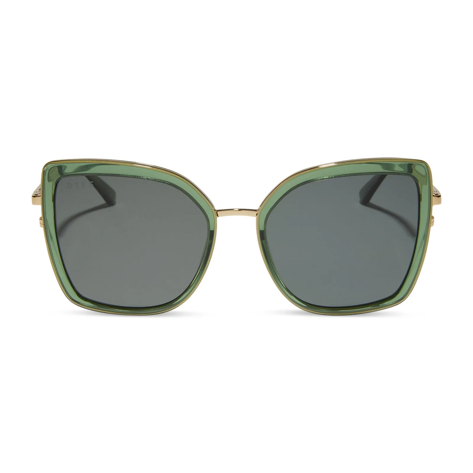 CLARISSE - SAGE CRYSTAL   GREY POLARIZED SUNGLASSES