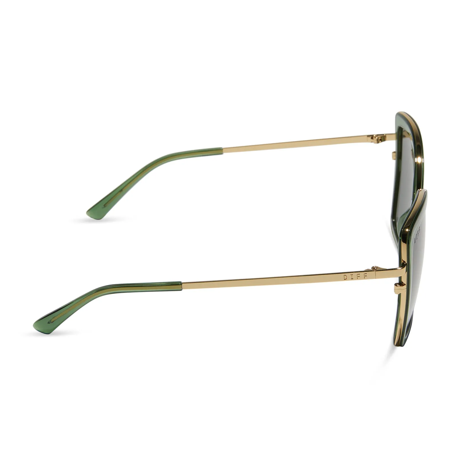 CLARISSE - SAGE CRYSTAL   GREY POLARIZED SUNGLASSES