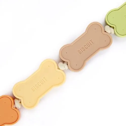 Correa perro Biscuit, con forma de galletas, de Balvi.