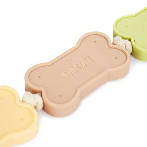 Correa perro Biscuit, con forma de galletas, de Balvi.