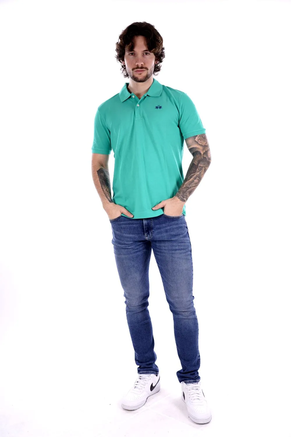 La Martina Polo Verde Da Uomo