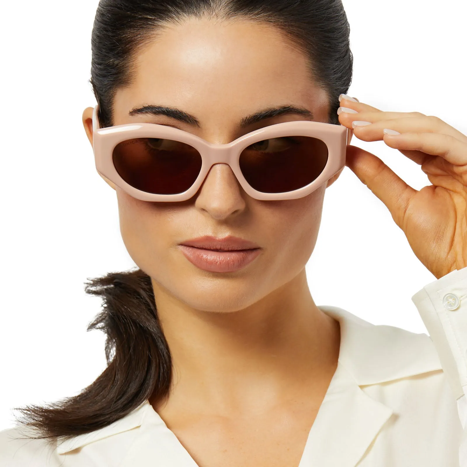 MARGOT - NUDE   BROWN GRADIENT   POLARIZED SUNGLASSES