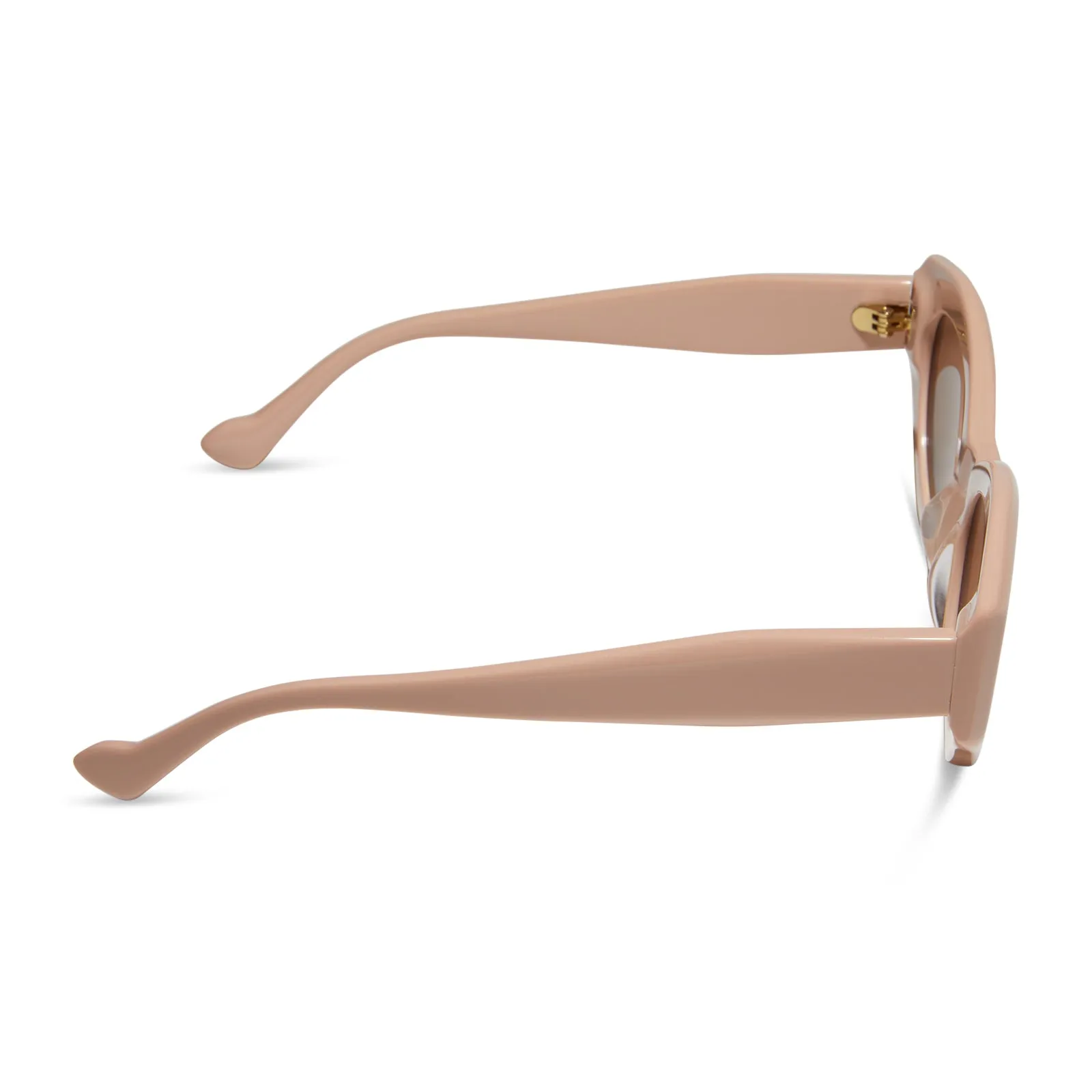 MARGOT - NUDE   BROWN GRADIENT   POLARIZED SUNGLASSES
