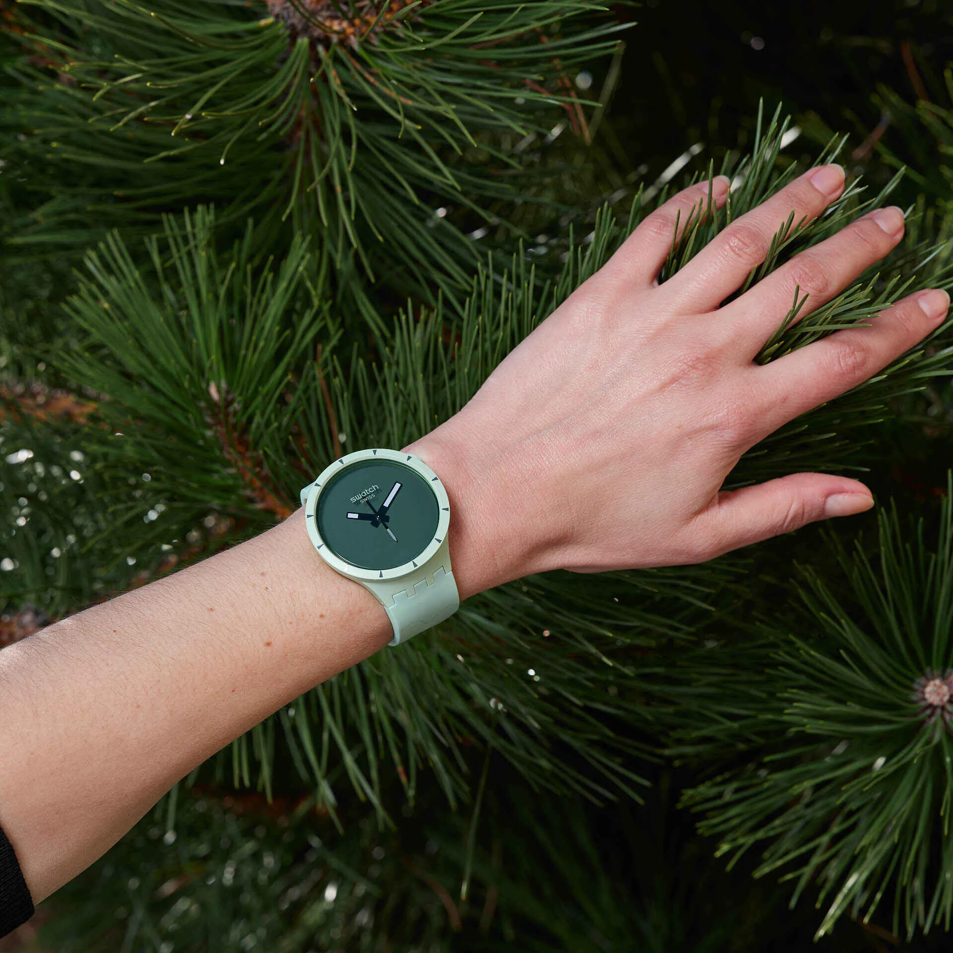 Orologio Swatch - COLOURS OF NATURE BIG BOLD BIOCERAMIC FOREST - SB03G100