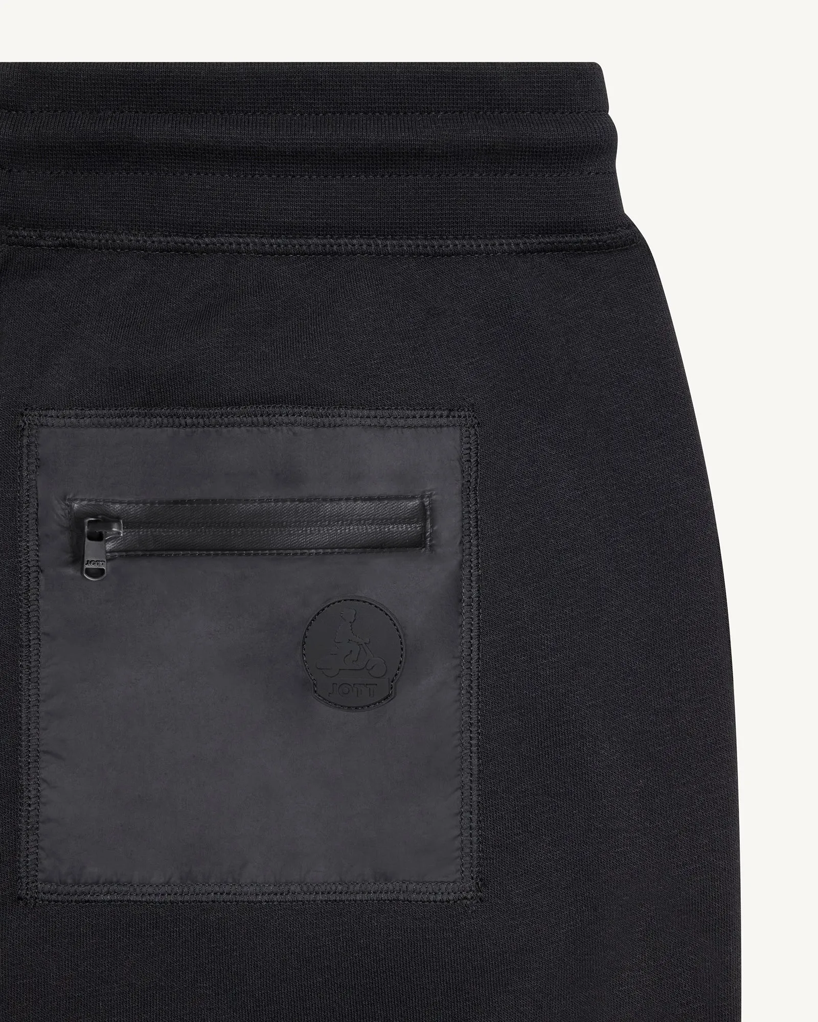 Pantalon de sport en coton Noir Iris