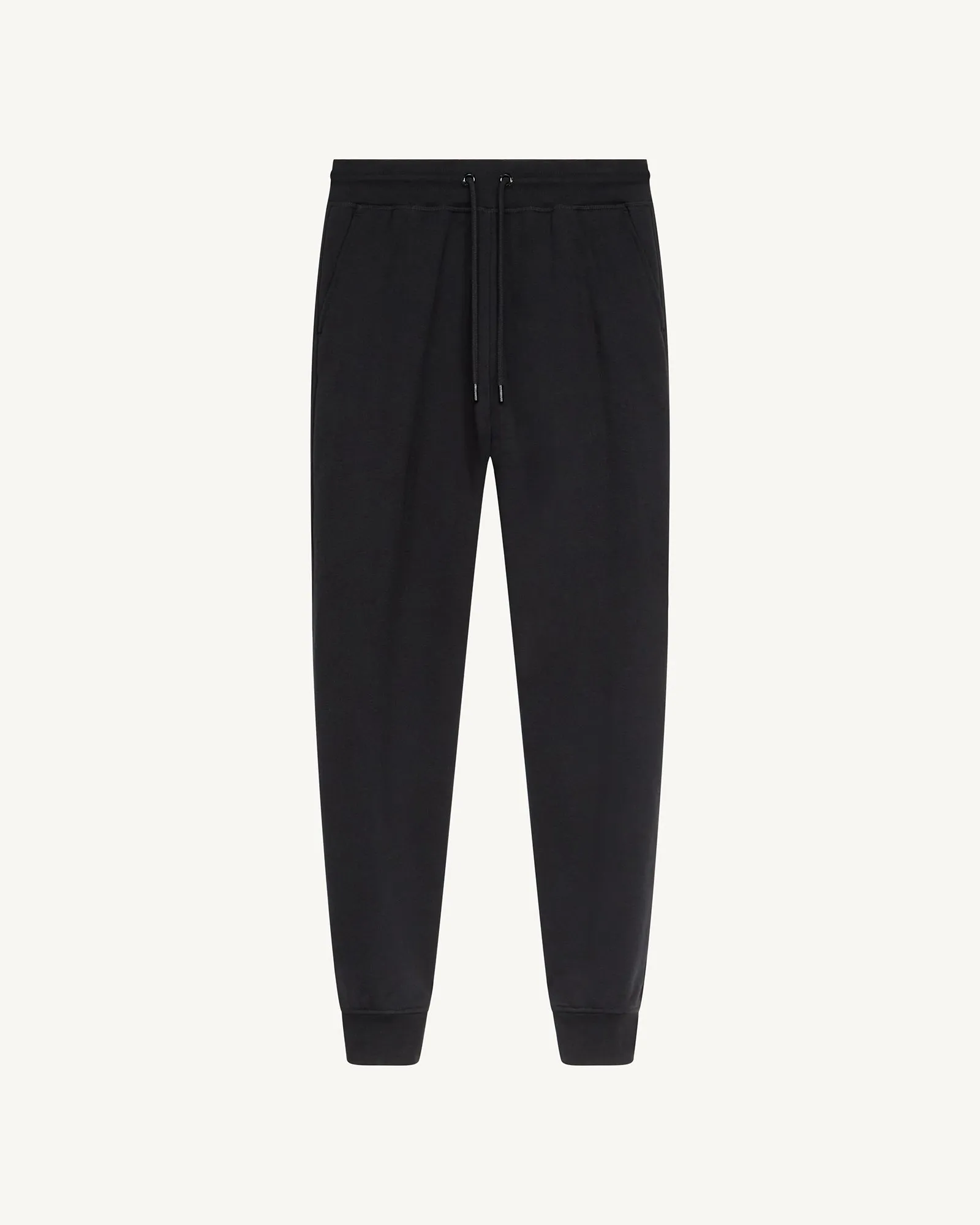 Pantalon de sport en coton Noir Iris
