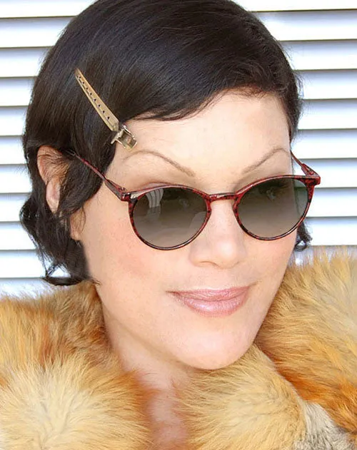 REILLE Red Cat-Eye Sunglasses