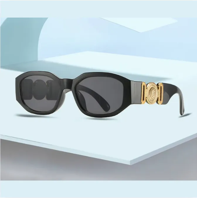 Retro Cutting Lens Gradient Square Sun Glasses UV400