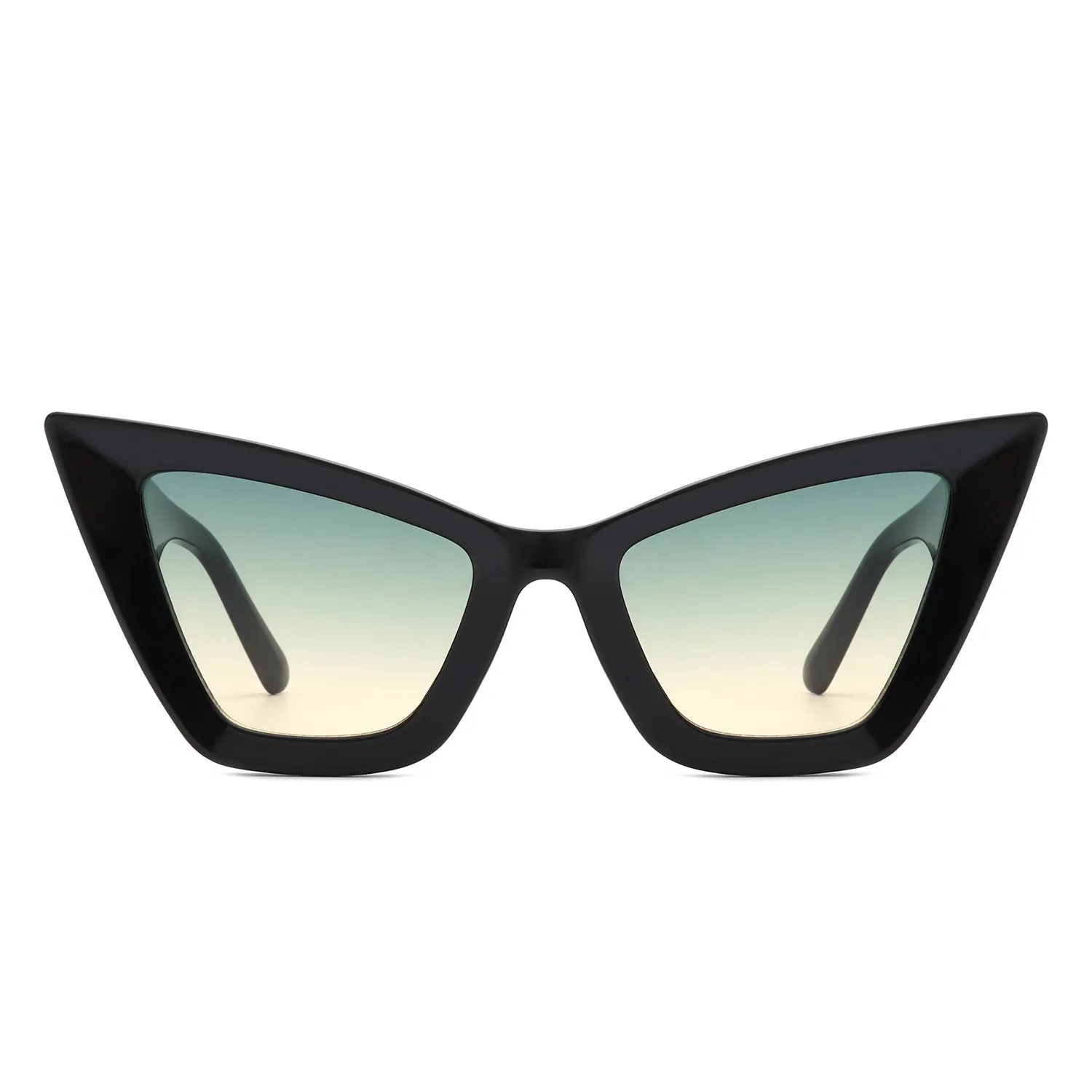 Stardaze - Retro Square High Pointed Cat Eye Sunglasses