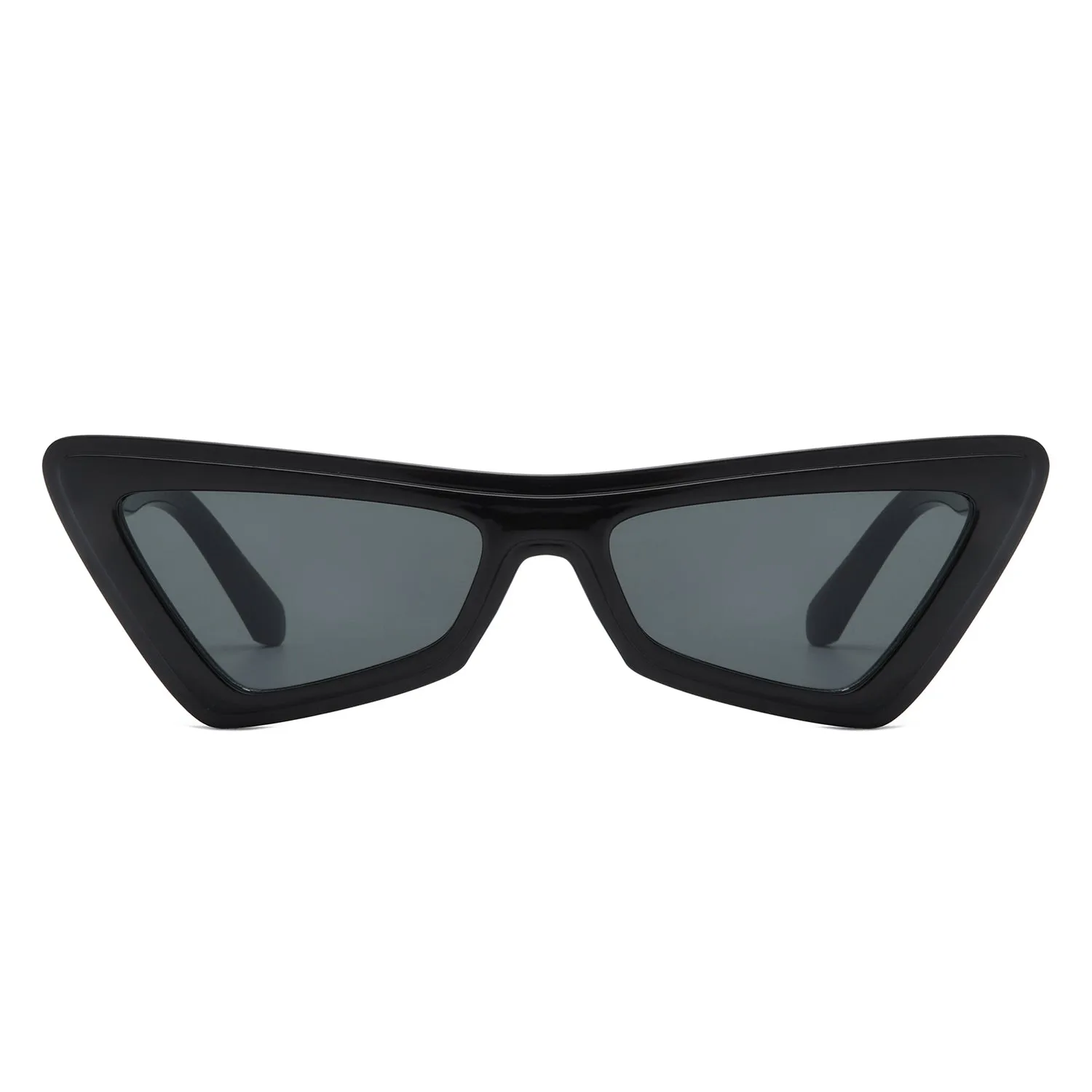Sublar - Retro Triangle Fashion Colorful Cat Eye Women Sunglasses