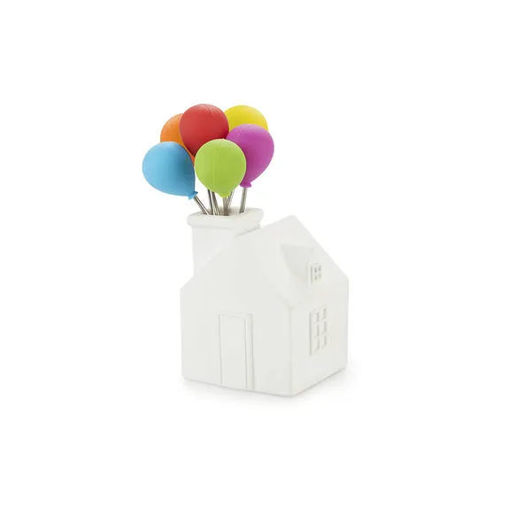 Tenedor aperitivo House Balloons x 6