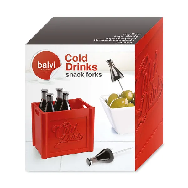 Tenedor aperitivos Cold Drinks x 6