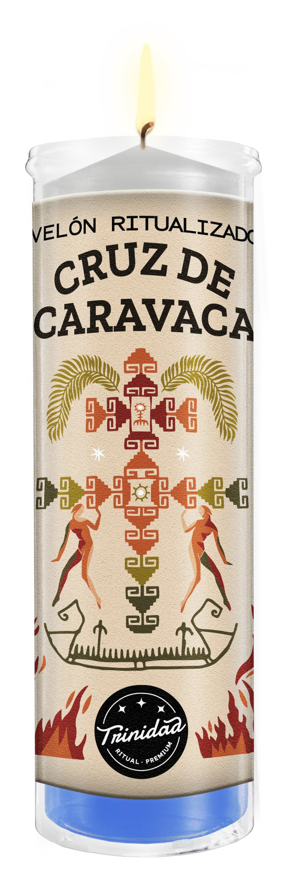 Velón Ritualizado Cruz Caravaca