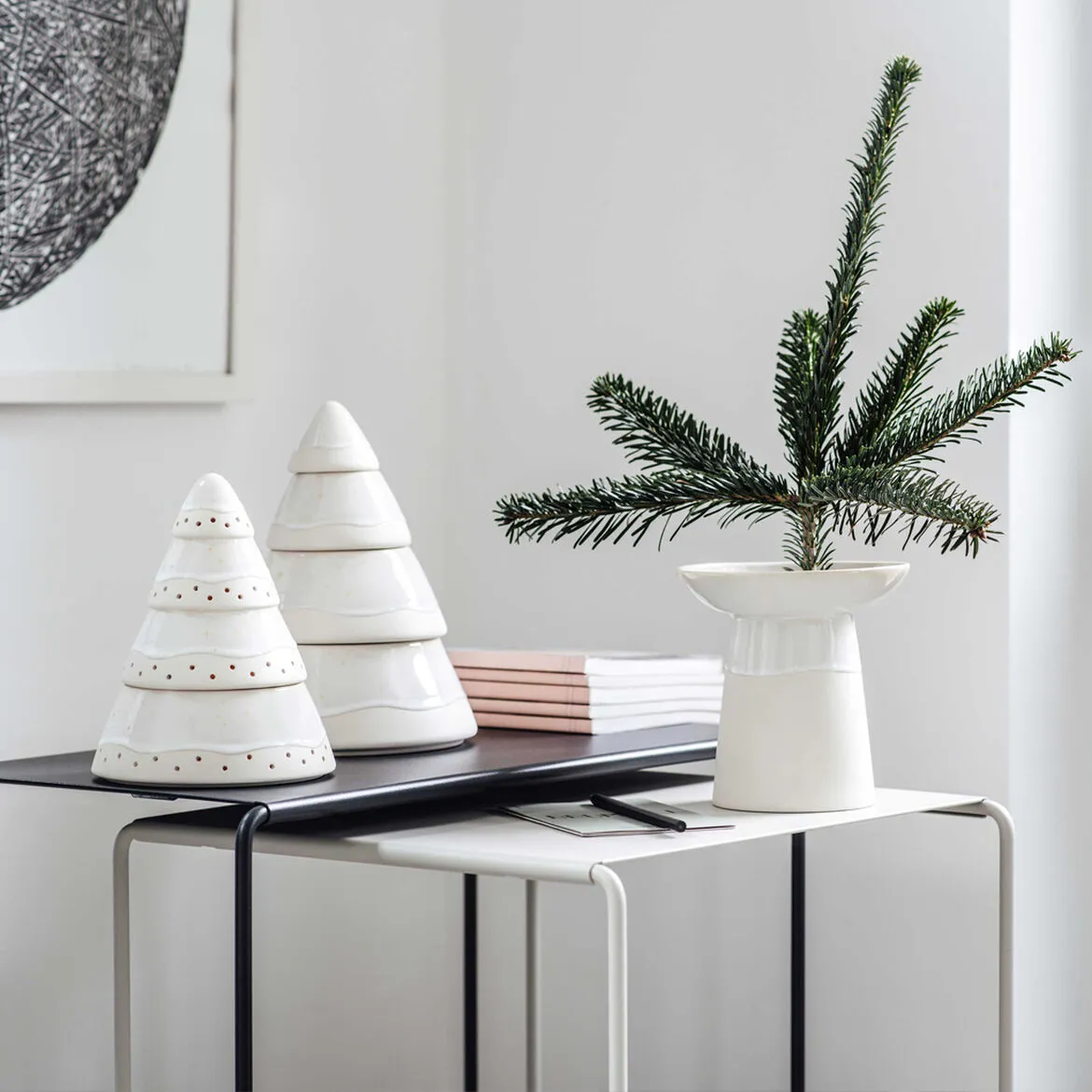 VILLEROY & BOCH Winter Glow Portacandelina Albero Porta Candela 18,5cm Porcellana